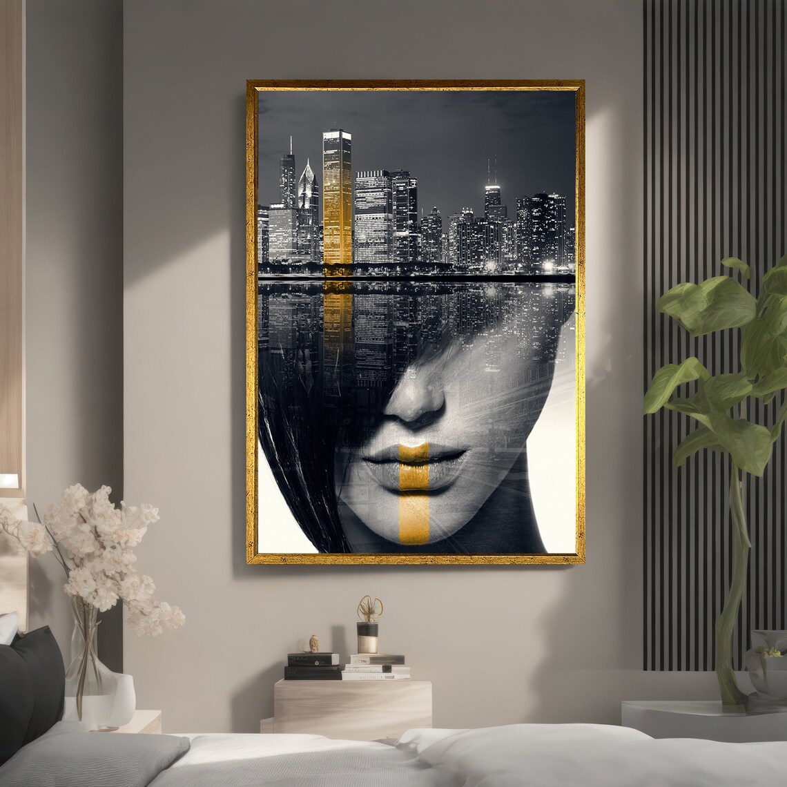 Modern Surreal Cityscape And Woman Fusion - Image 3