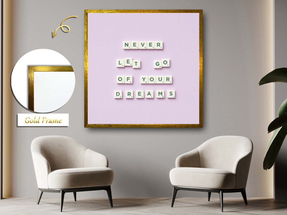 Dreams Unbounded Inspirational Typography Art Print