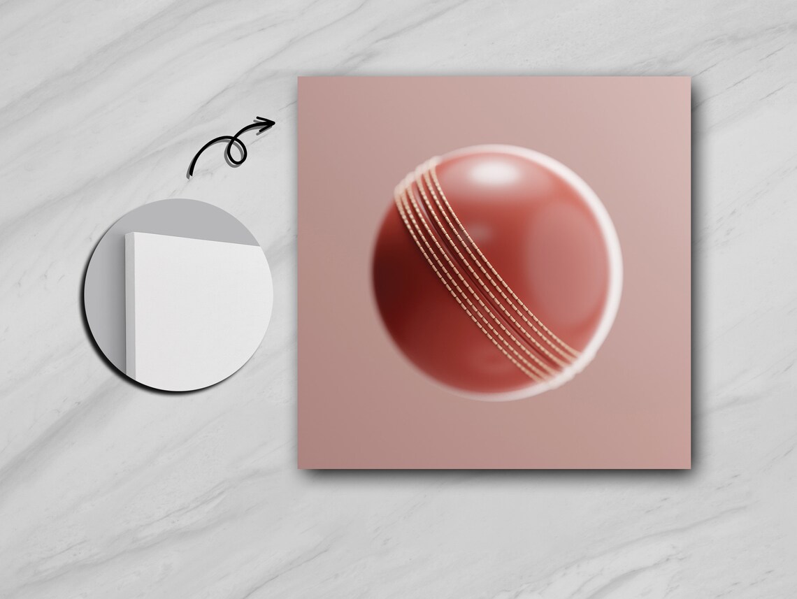 Cricket Ball Painting, Sports Enthusiasm - Image 5