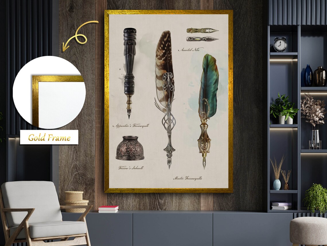Feather Quills and Their Meanings Art Print - Image 5
