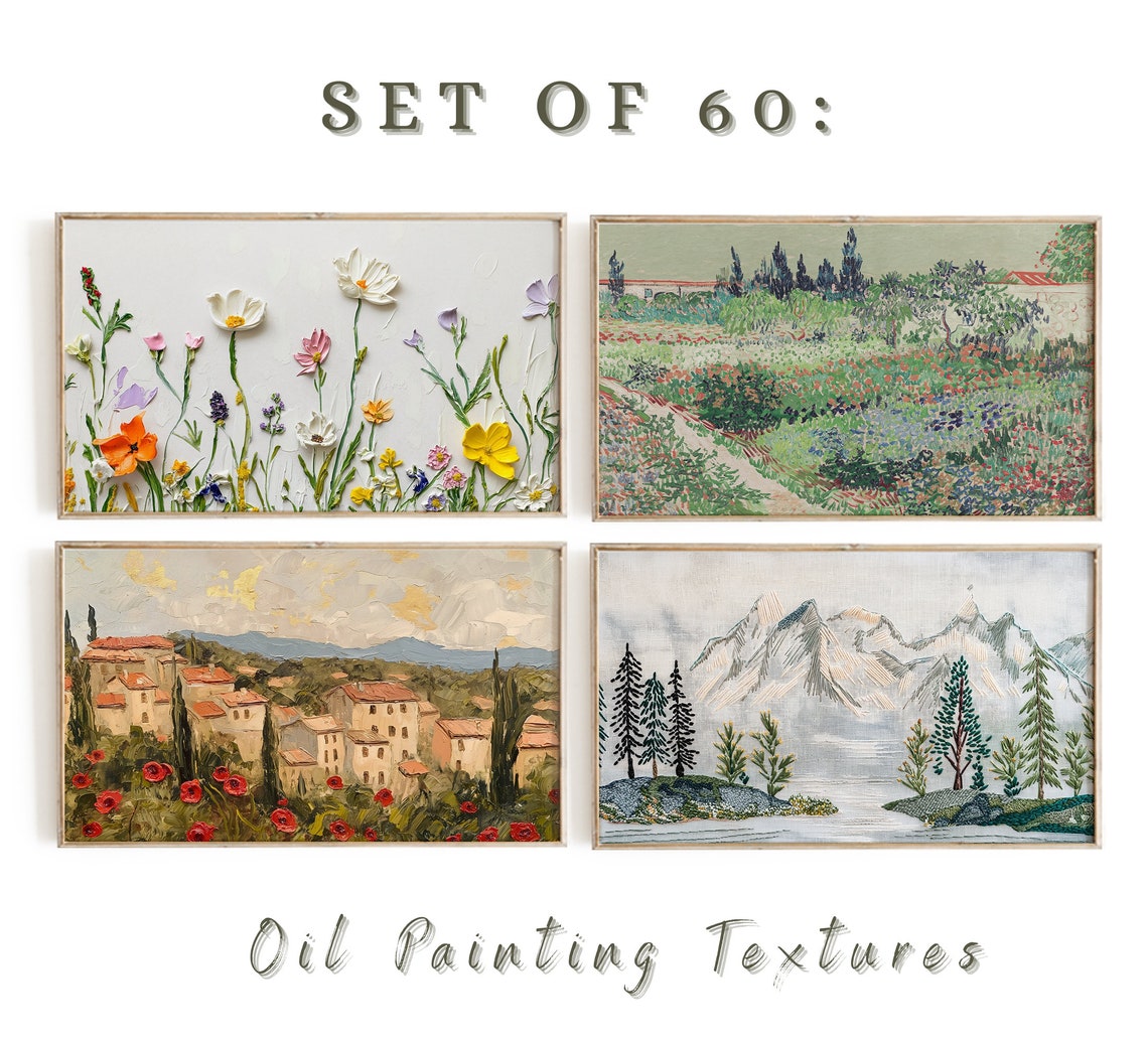 Spring Mega Bundle 60 Floral Art Files Collection Digital Poster - Image 2