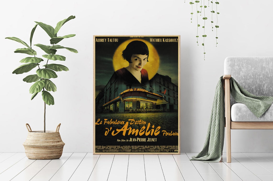 Amelie Poster Film Wall Art Movie Gifts For Woman Amelie Gift Movie Wall Decor Amelie Print Parisian Life Art Movie Poster Amelie Wall Print - Image 2