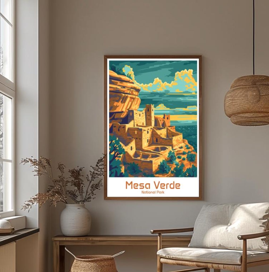 Mesa Verde National Park Ancient Cliff Dwelling Ruins Poster - Image 4