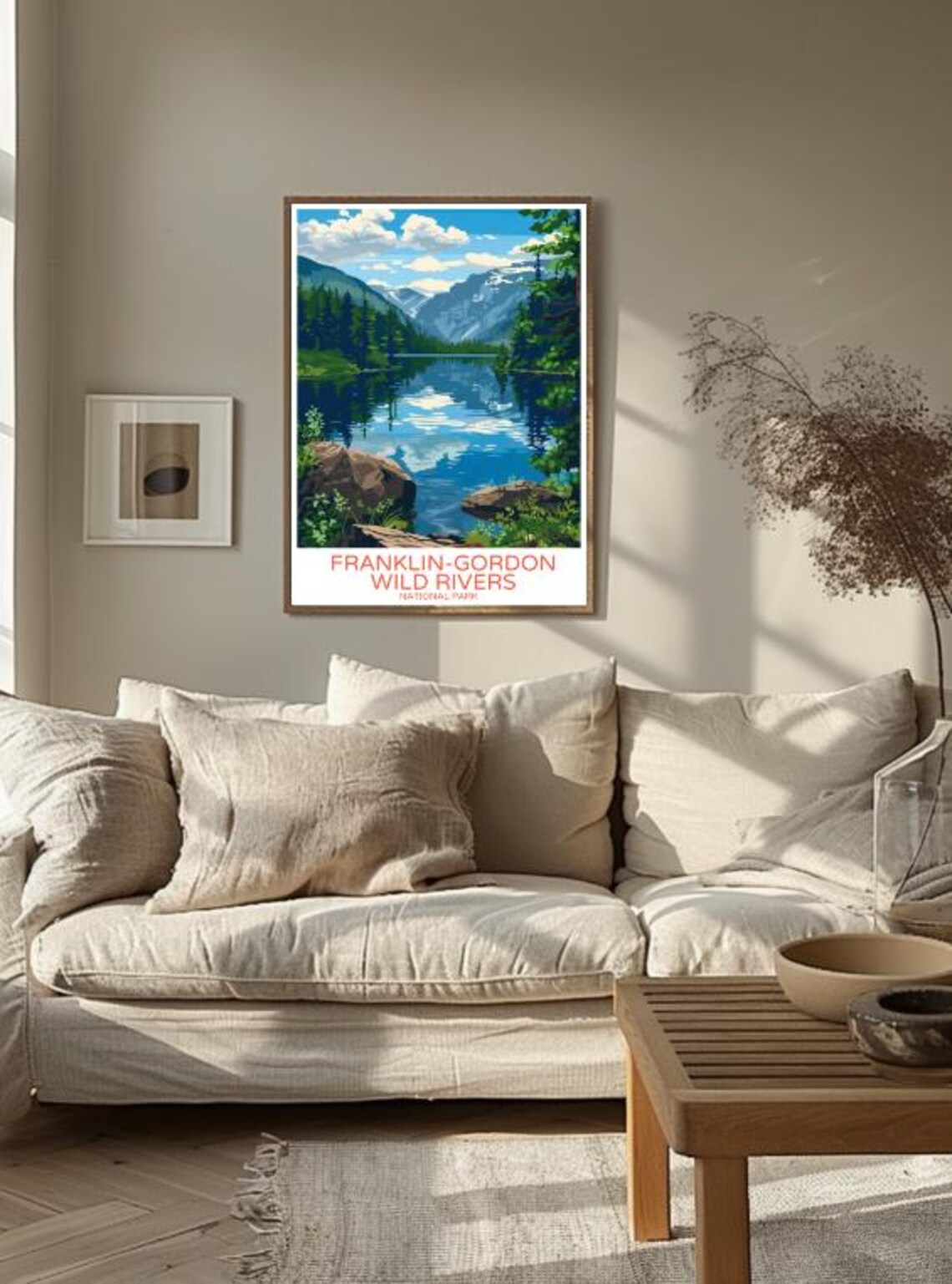 Franklin Gordon Wild Rivers National Park Tasmania Lake Poster - Image 3