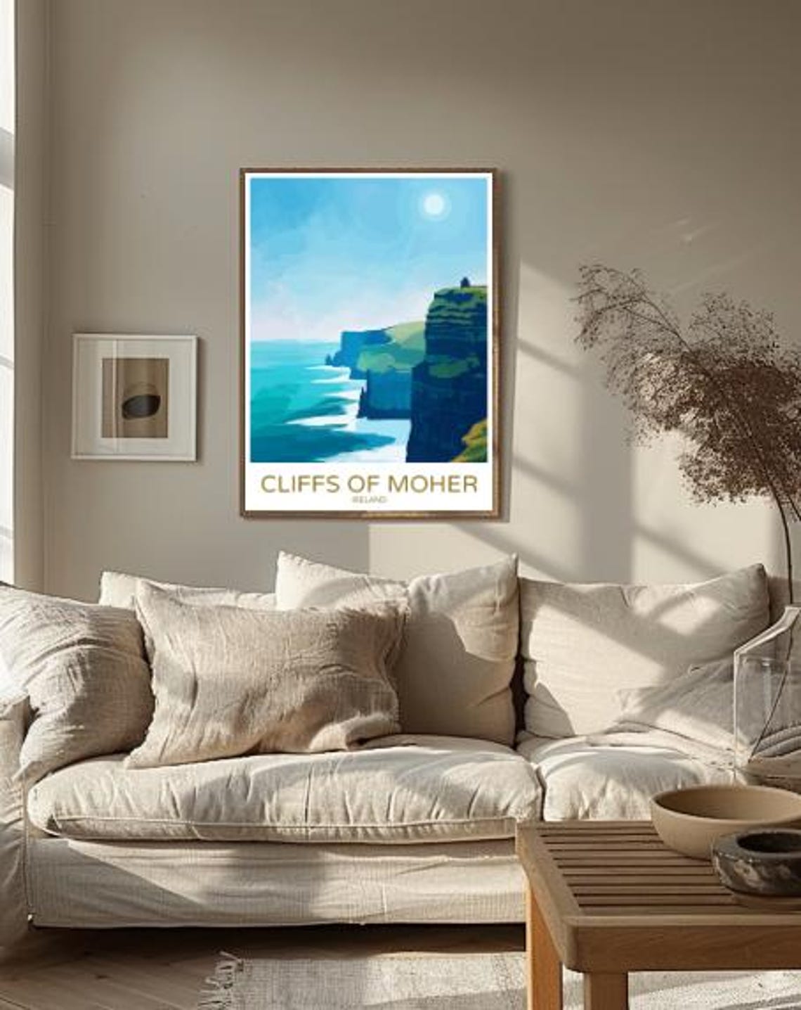Cliffs Of Moher Ireland Towering Sea Cliffs Coastline Travel Poster - Image 2