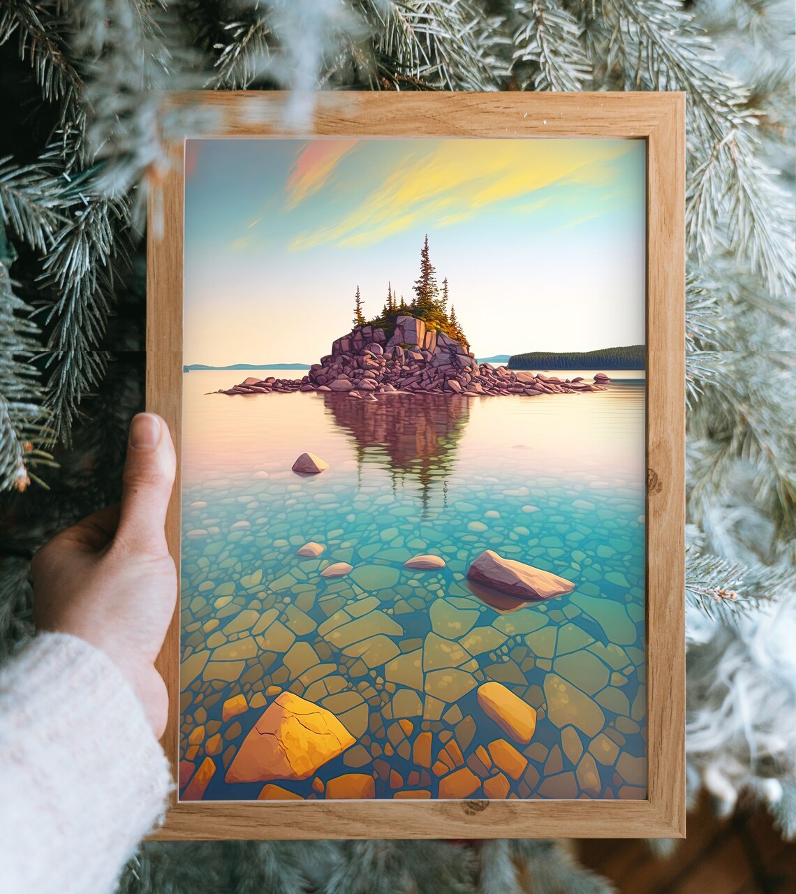 Lake Superior Shore Duluth Minnesota Art Print - Image 4