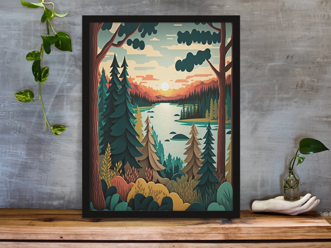 Duluth Minnesota Travel Poster, Explore Outdoors