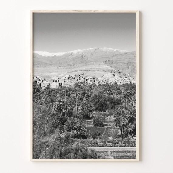 Morocco Wall Art Print Black And White Morocco Poster Morocco Photo Decor Rabat Casablanca Sahara Africa Wall Art C19 513