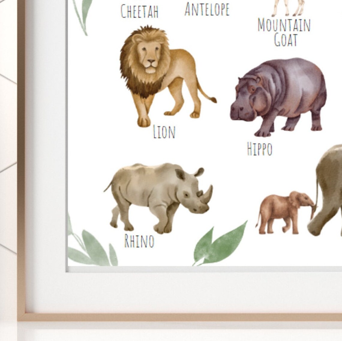 In The Wild Animal Poster, Unique Wildlife Art Print - Image 3