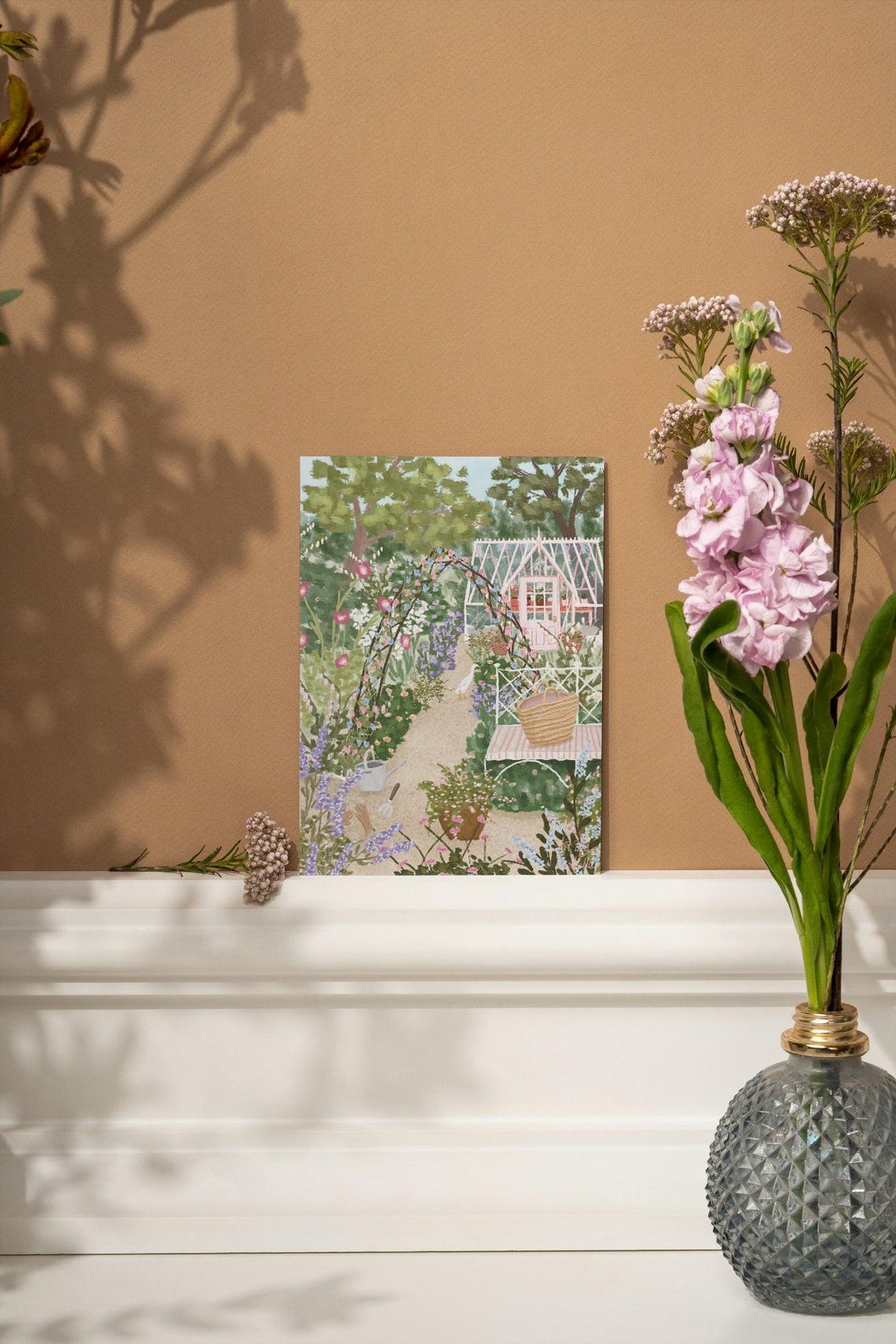 Cottage Garden Greeting Card, Floral Wildlife - Image 7