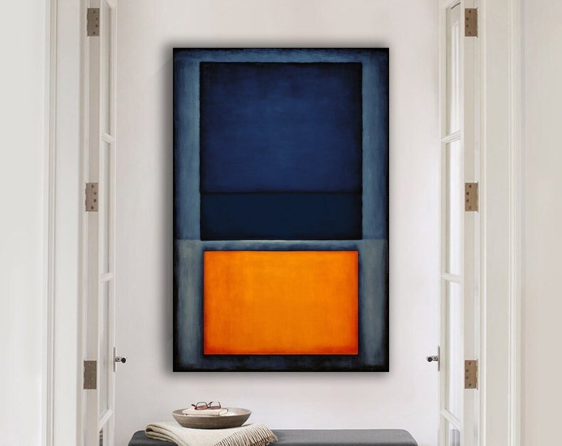 Rothko Orange Abstract, Mark Rothko