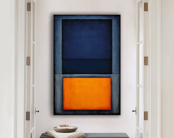 Rothko Orange Abstract, Mark Rothko
