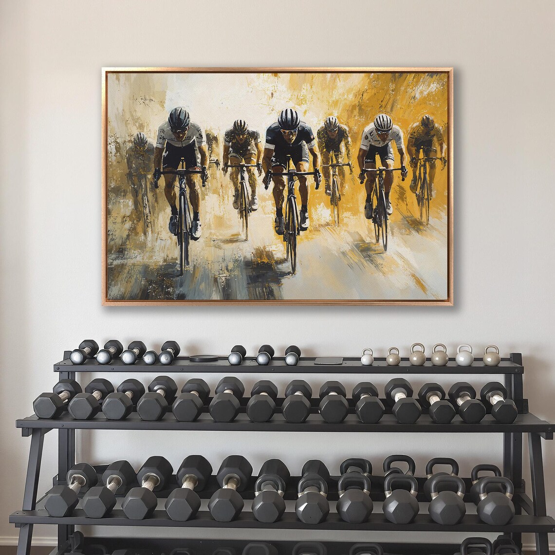 Dynamic Cyclists Cycling Poster, Sports Wall Art - Image 4