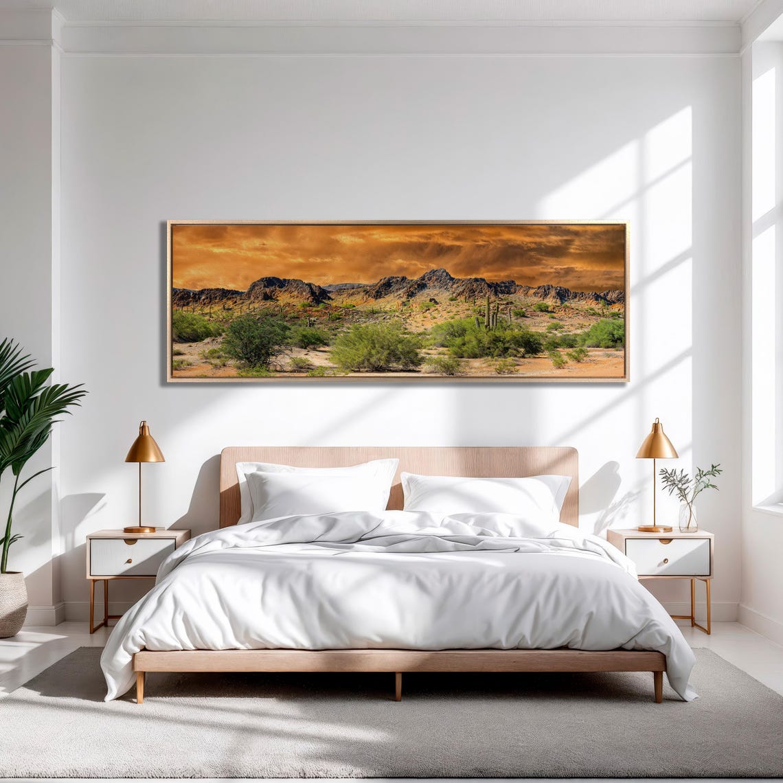 New Mexico Mountains Landscape Wall Art Print Beautiful Panorama Home Decor Print Cloud Sky Wall Decor Desert Landscape Wall Art - Image 6