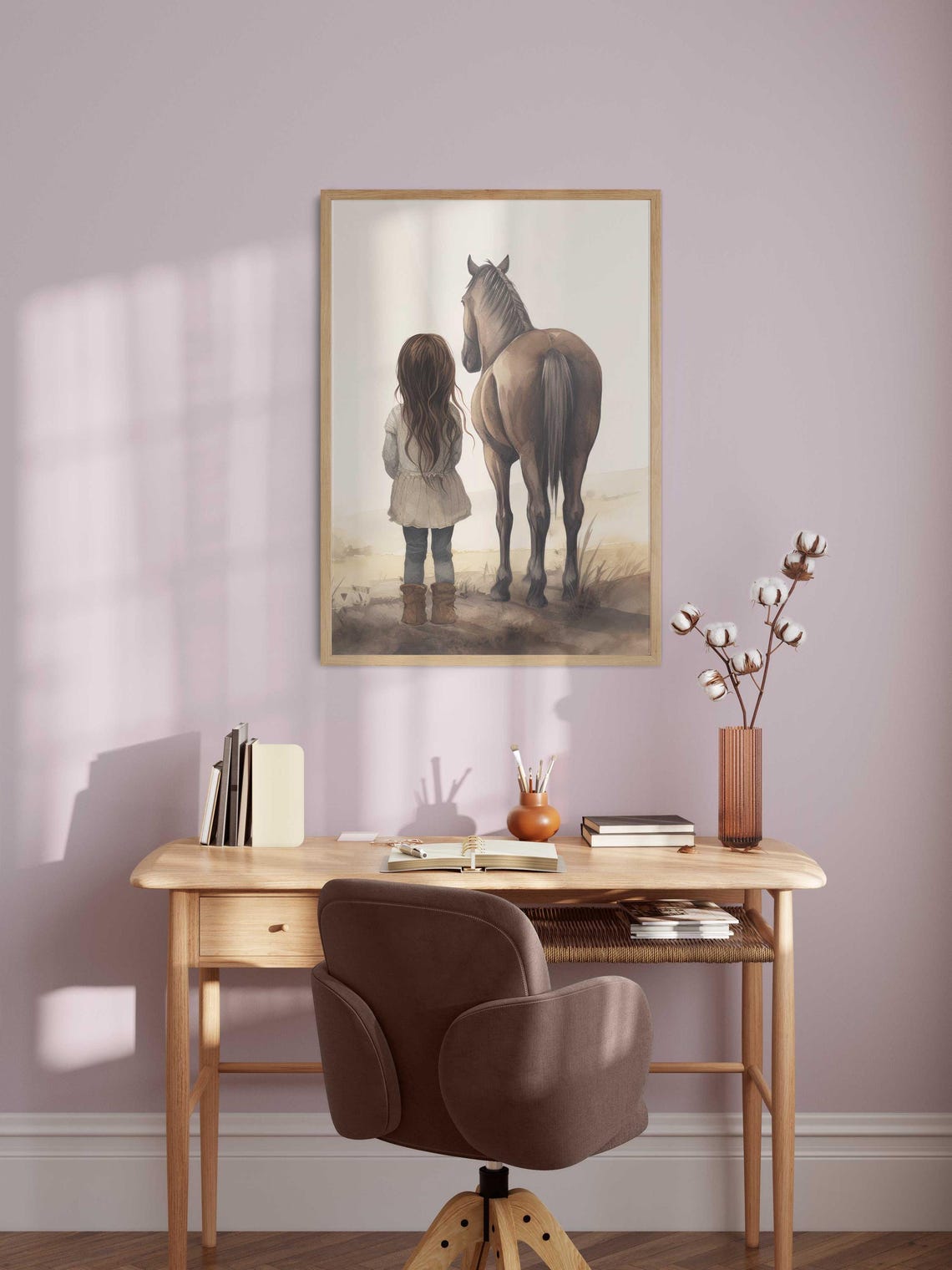 Horse Nursery Wall Art Horse Gift Girl Girls Room Decor Horse Lover Art Horse Wall Art Daughter Horse Decor For Girls - Image 4