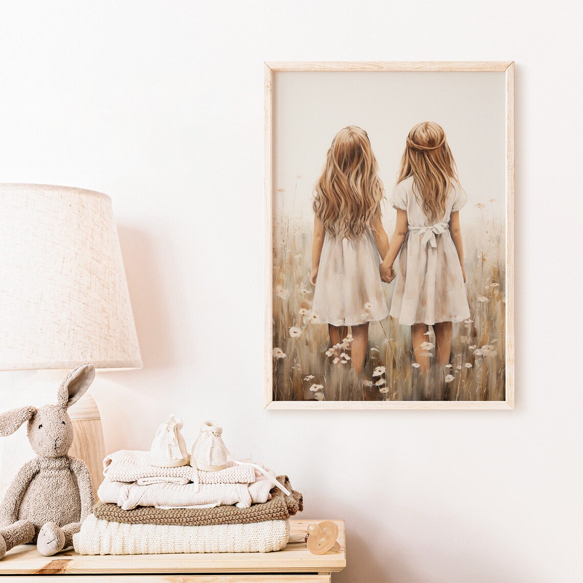 Sisterhood Vintage Art Print for Girls Room Decor - Image 2