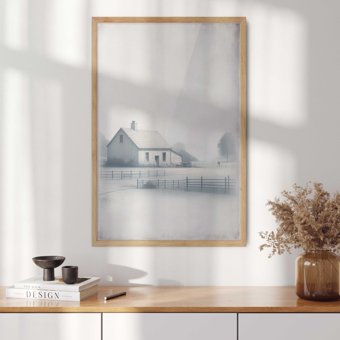 Country House Print Countryside Painting Rural Wall Art Of 3 Country Style Wall Decor Rustic Country Decor Farmhouse Art - Image 2