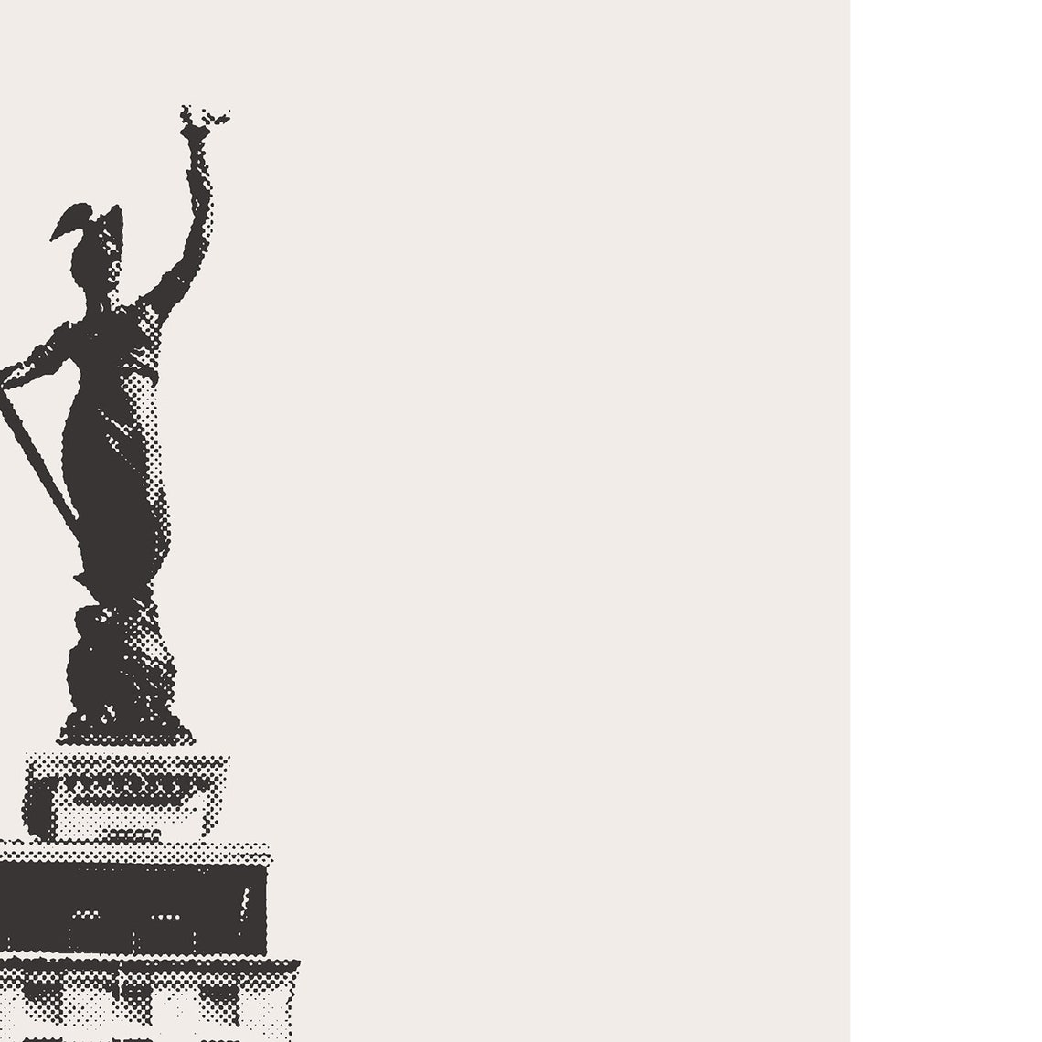 Soldiers and Sailors Monument, Indianapolis Custom City Print - Image 3