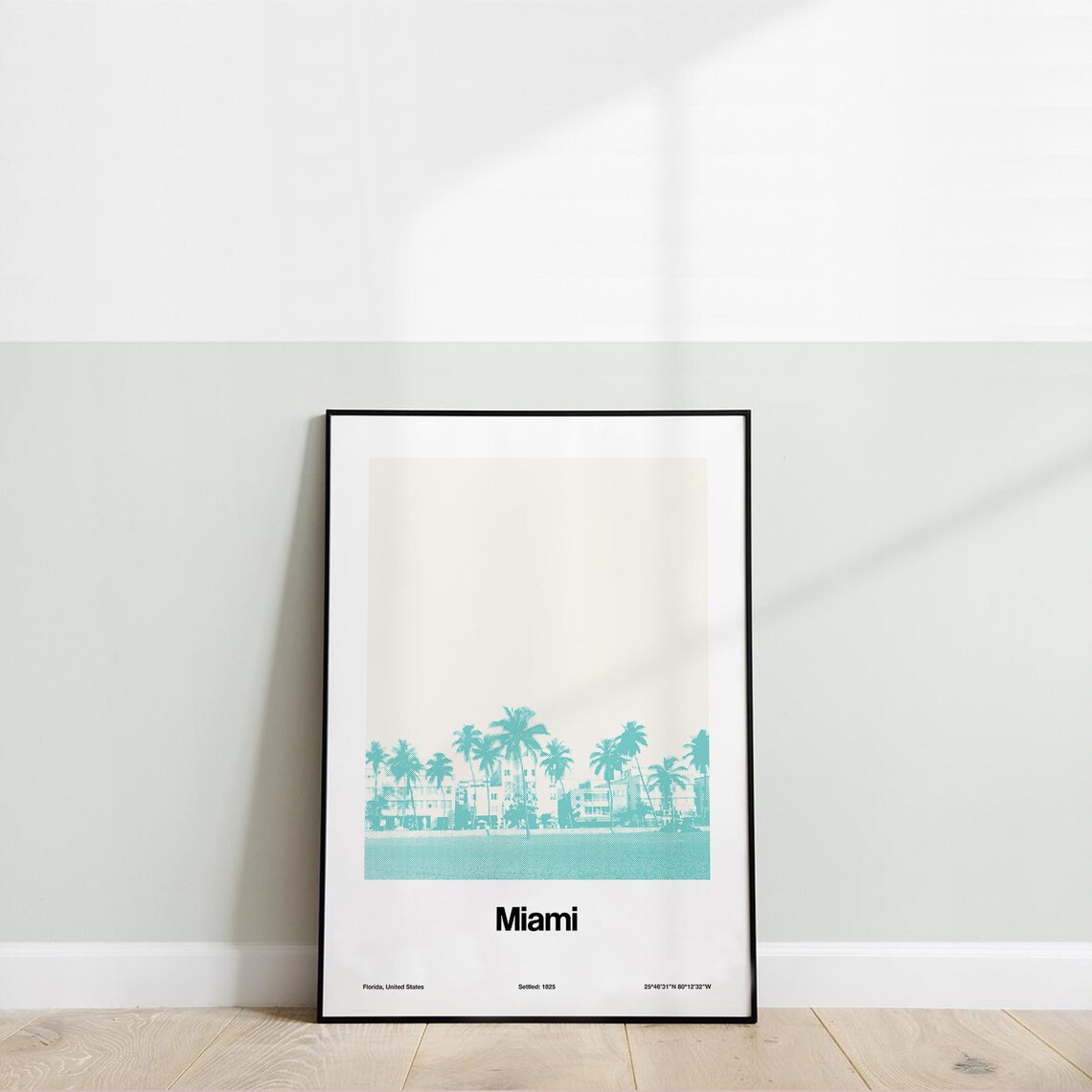 Miami City Poster, Old Miami Beach Architectural District - Image 2