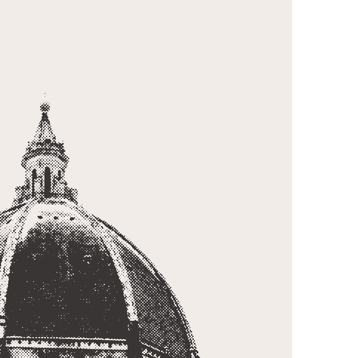 Florence Cathedral, Firenze Minimalist Art Print - Image 2