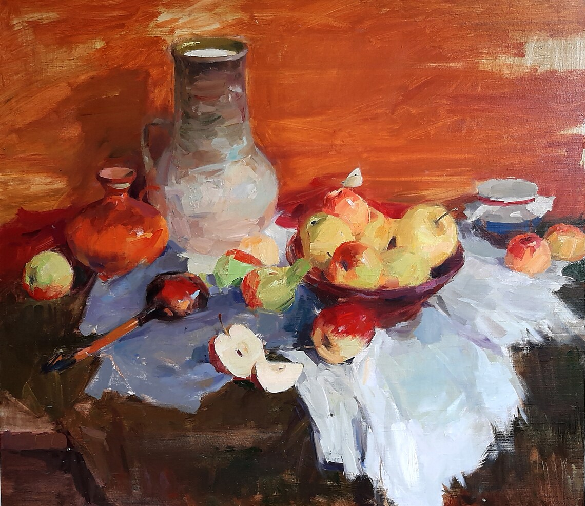 Country Still Life Ukrainian Impressionism Art - Image 2