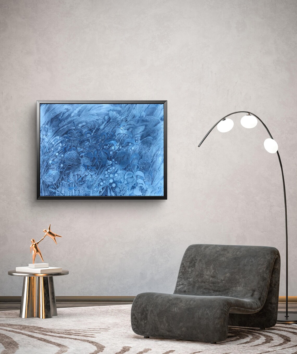 Whispering Winds In The Meadow, Original Acrylic Painting