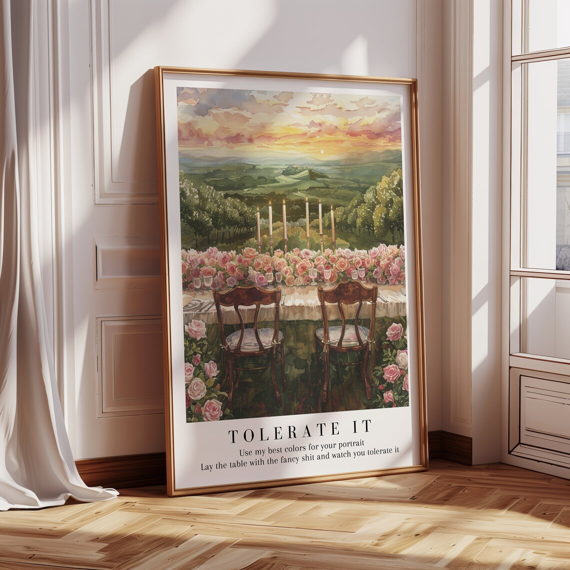 Tolerate It Evermore Watercolor Album Art Print - Image 3