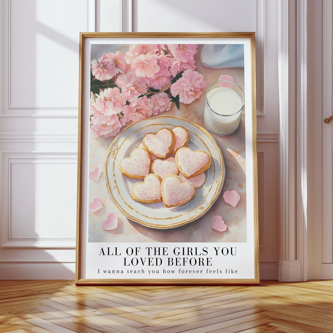 All Of The Girls You Loved Before Taylor Swift Lover Pink Cookie Print - Image 2