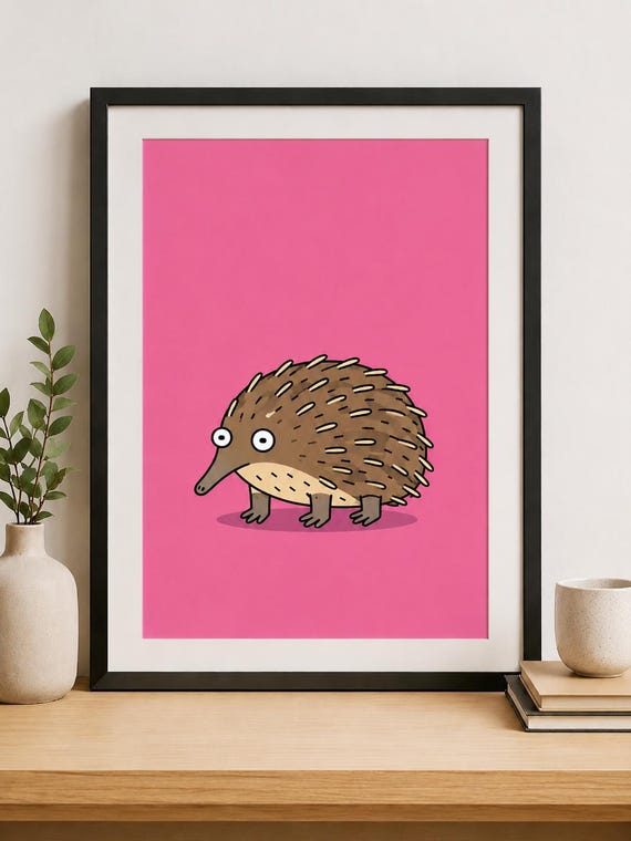 Prickly Poster Art Print Funny And Quirky Artwork