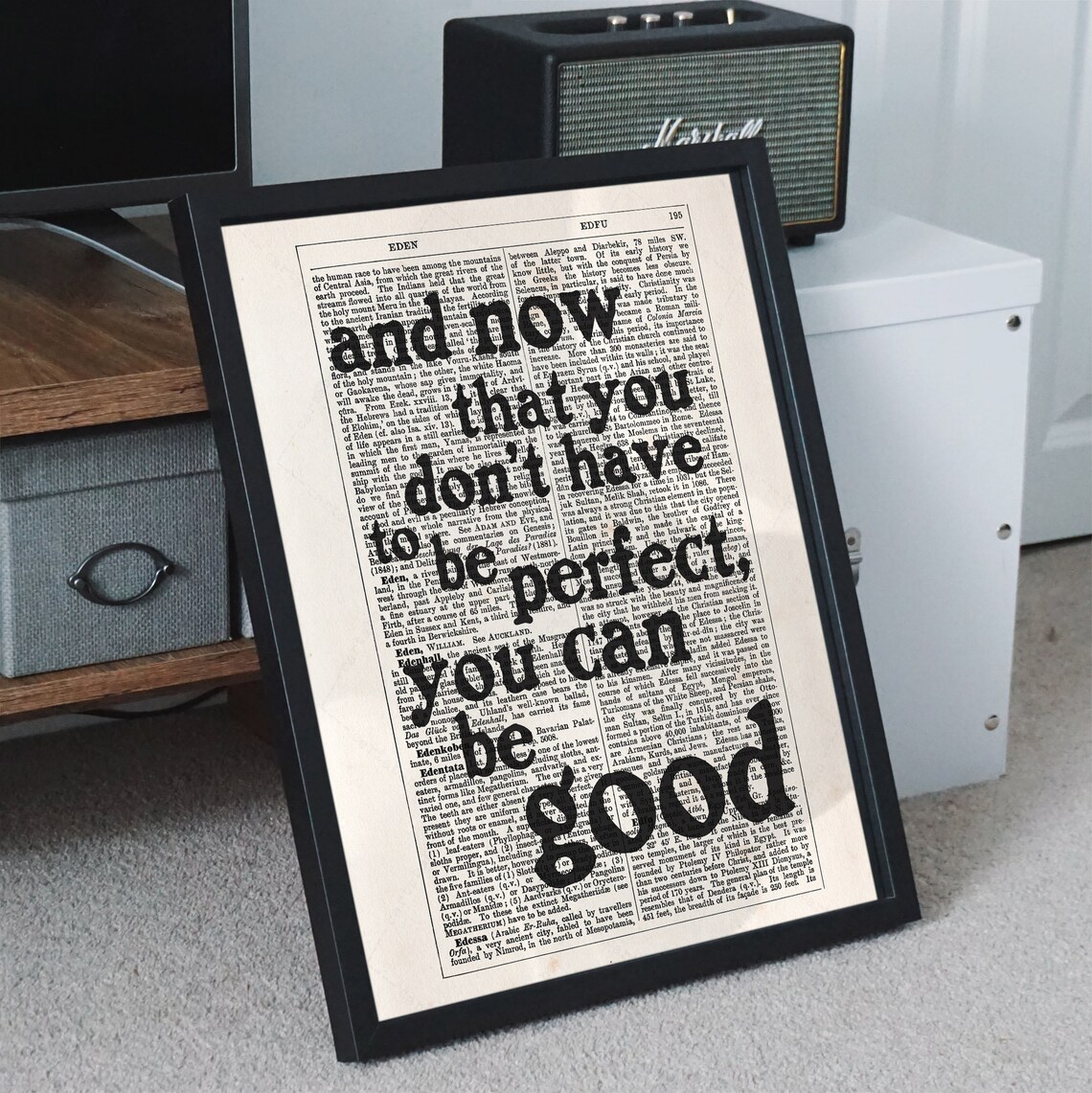 John Steinbeck's East of Eden Quote, Art Print - Image 4
