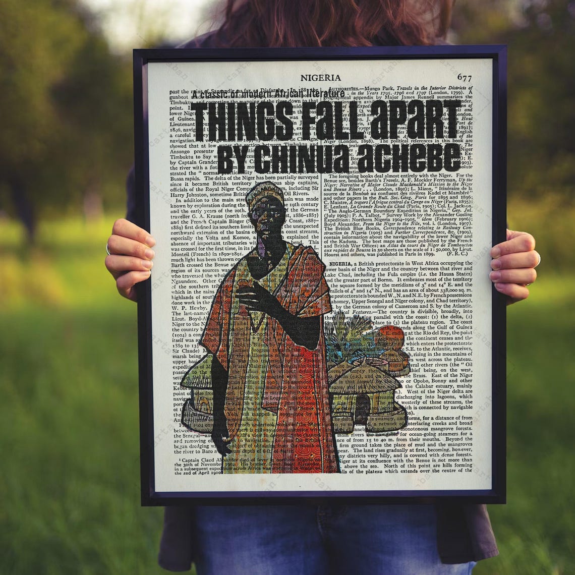 Things Fall Apart Chinua Achebe Classic African Literature Art Print - Image 3
