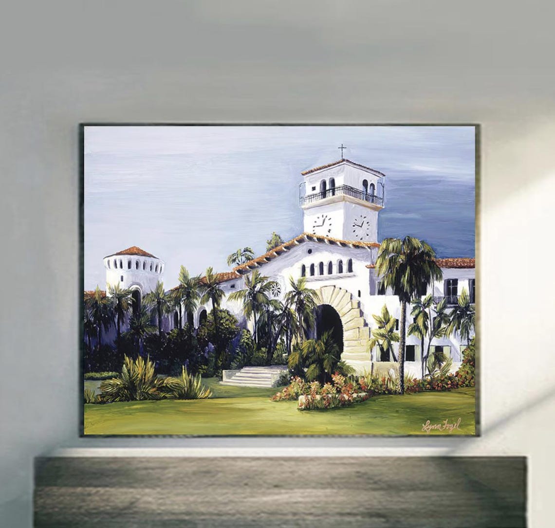 Santa Barbara Courthouse Art Print