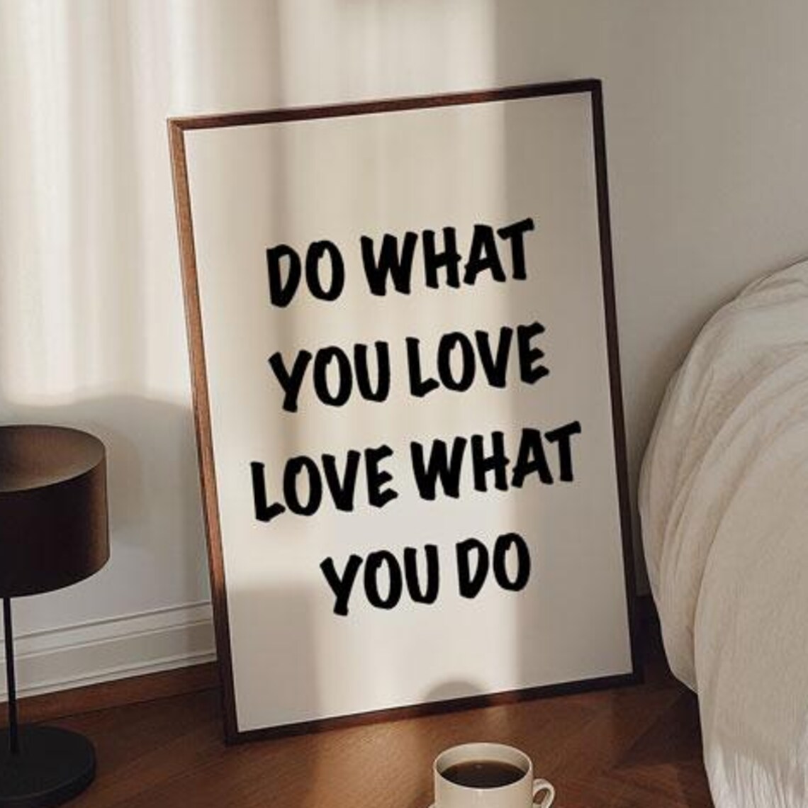 Do What You Love Inspirational Quote Art Print