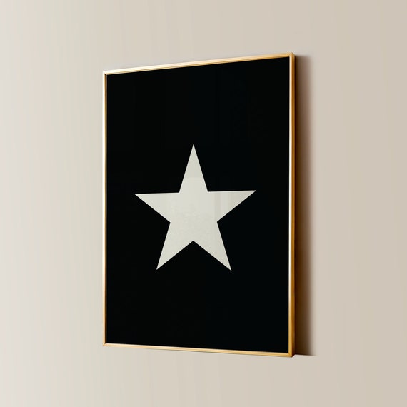 Trendy Star Girl Poster, Y2K Retro Apartment Decor
