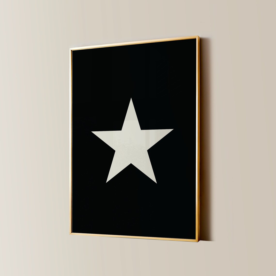 Trendy Star Girl Poster, Y2K Retro Apartment Decor