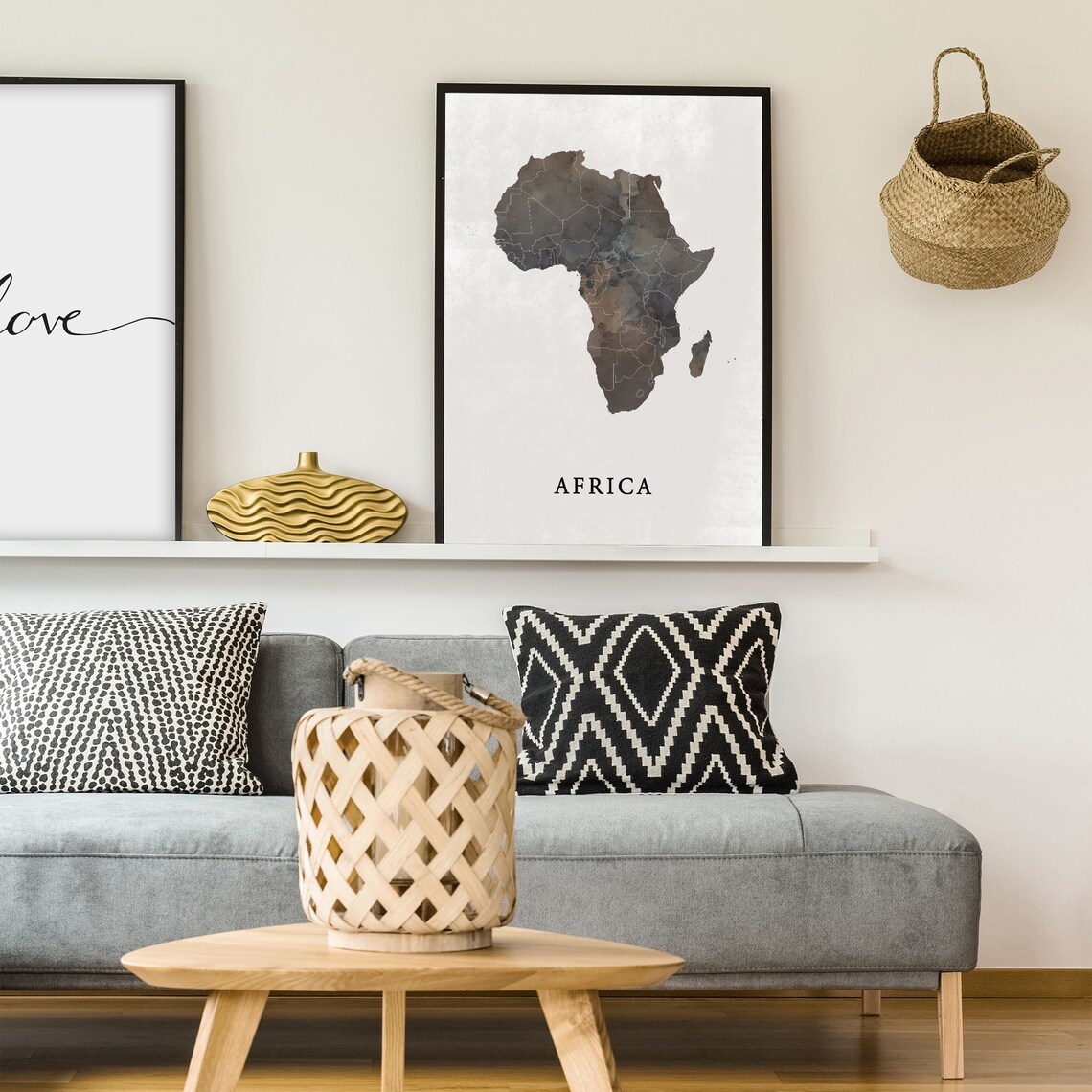 Africa Vintage Style Map Print, Travel Poster - Image 4