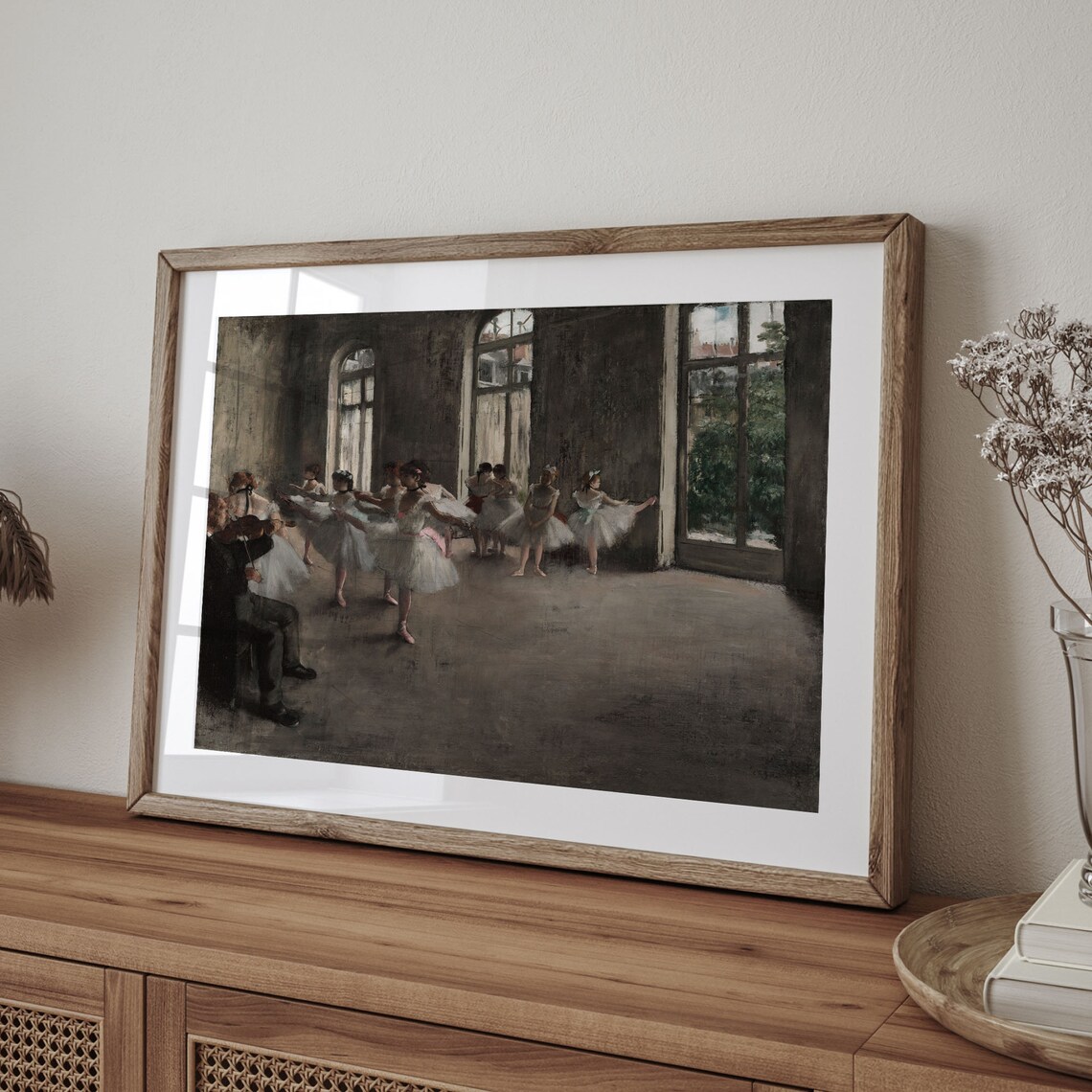 Edgar Degas The Rehearsal Ballerinas Ballet Studio Vintage Dance Painting Poster - Image 4
