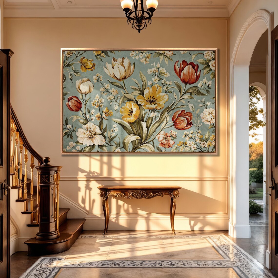 Vibrant Tulips Botanical Wall Art Print, Floral Decor - Image 5