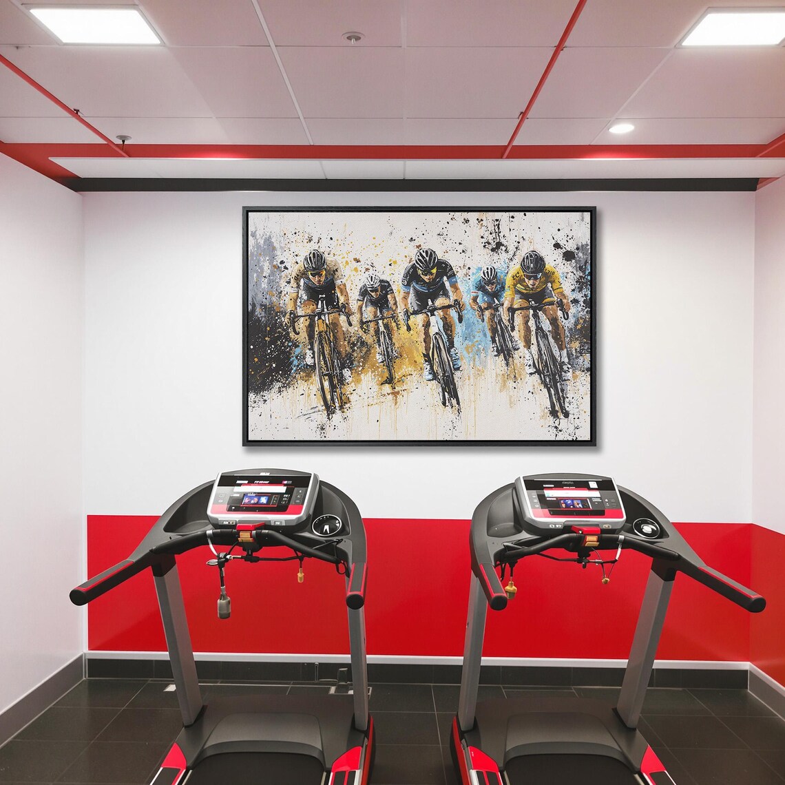 Bike Race Poster, Modern Cycling Sports Decor - Image 5