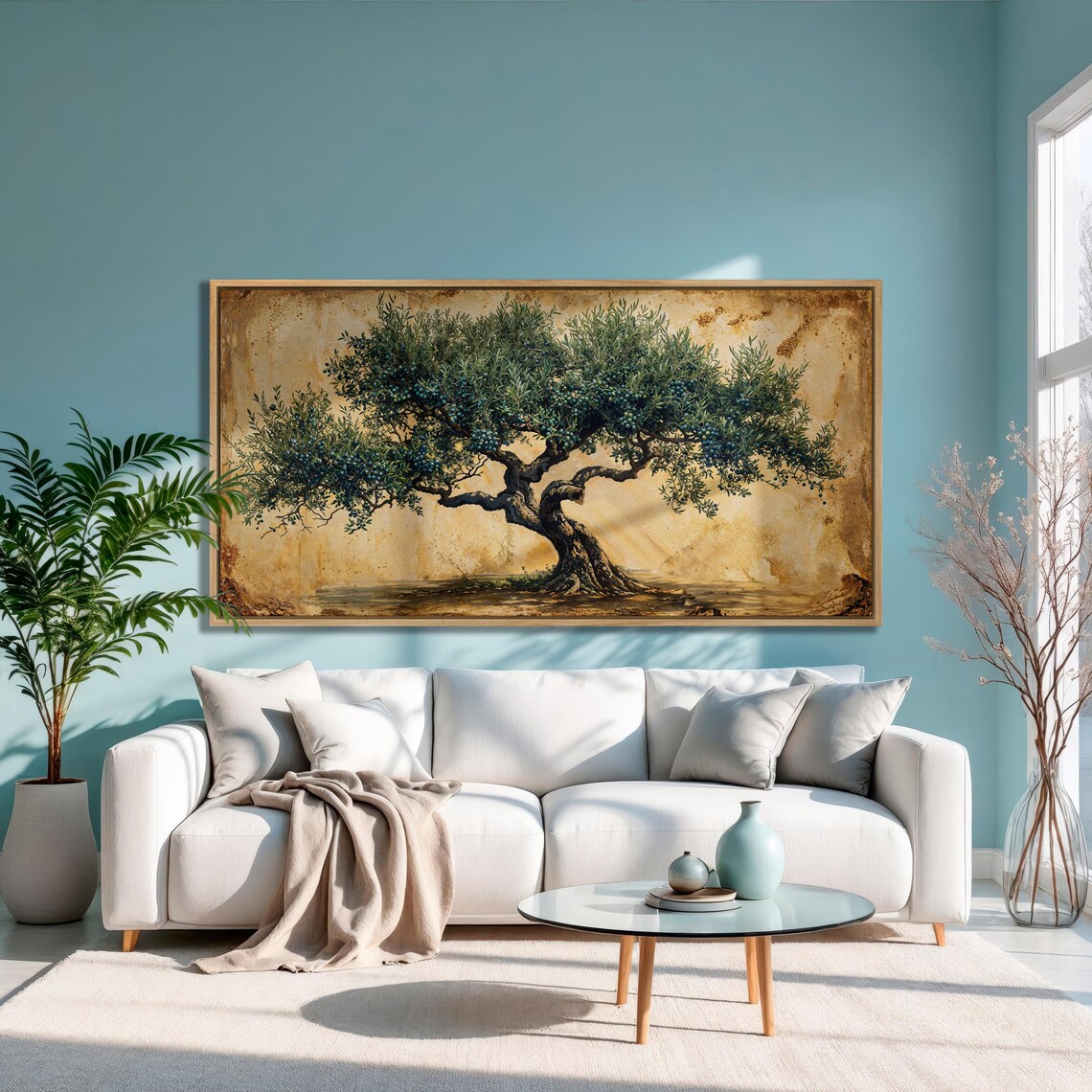 Ancient Olive Tree Art Print, Mediterranean Botany - Image 4