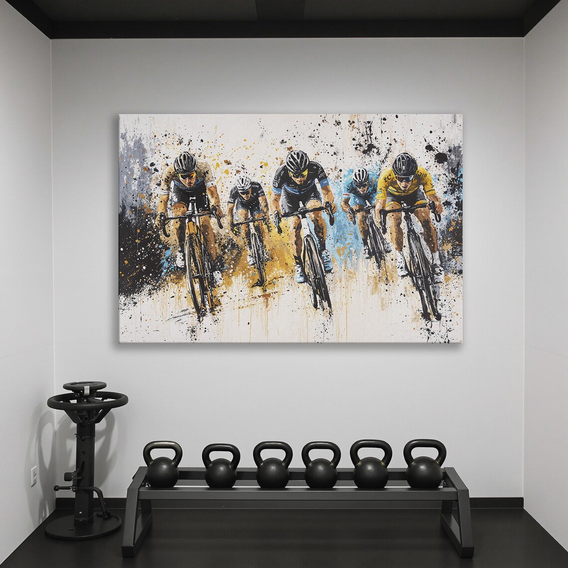 Bike Race Poster, Modern Cycling Sports Decor - Image 2