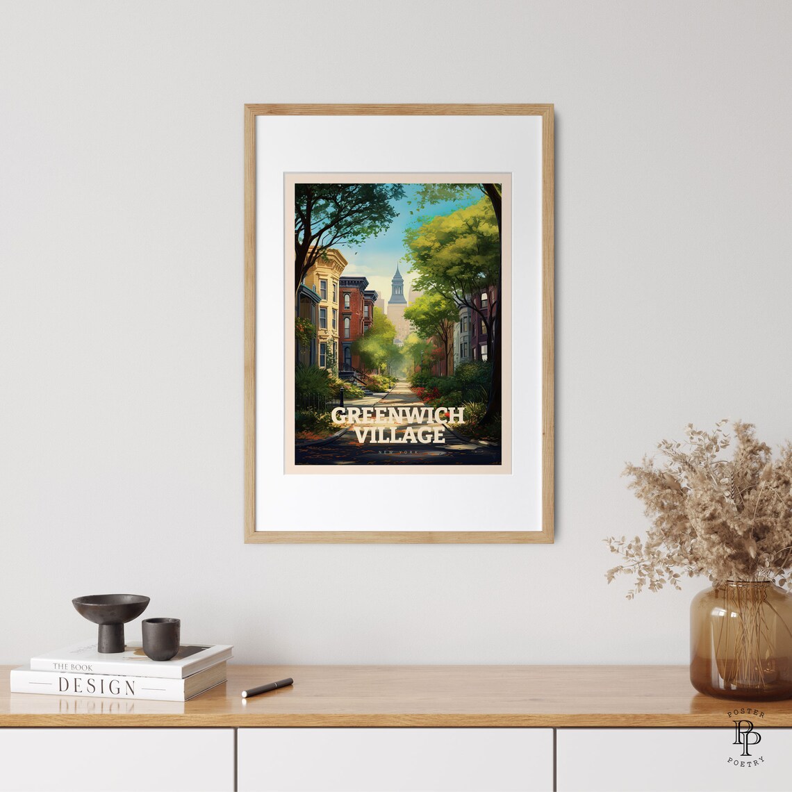 Greenwich Village New York Retro Travel Poster - Image 3