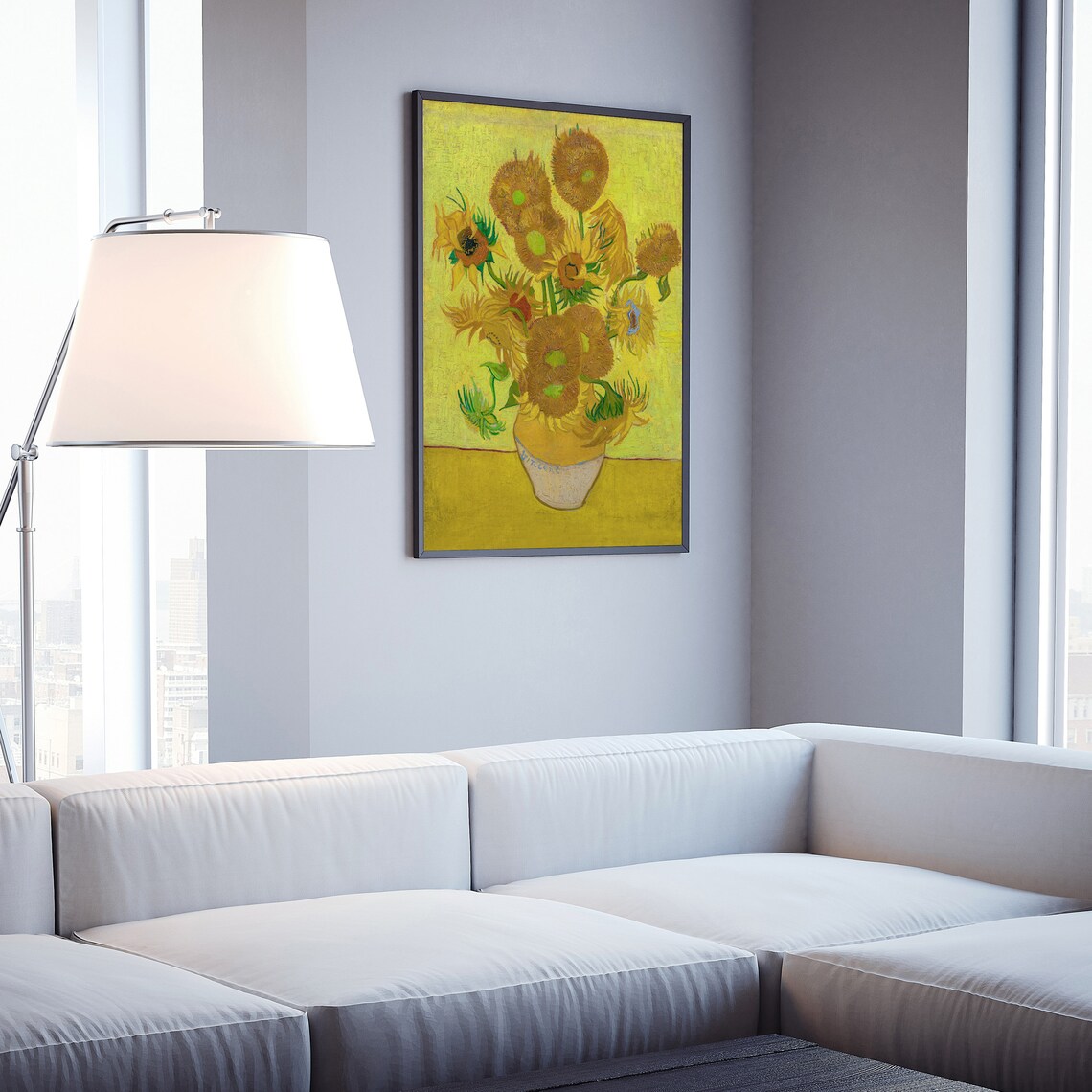 Van Gogh Sunflowers Oil Painting Floral Still Life Art Print Poster - Image 4