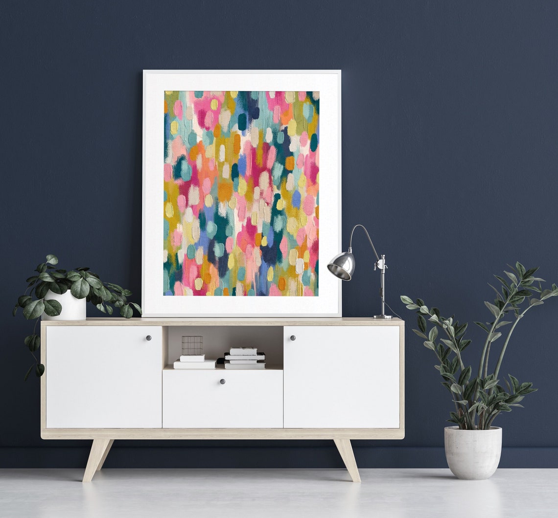Abstract Painting, Modern Contemporary Nursery Decor