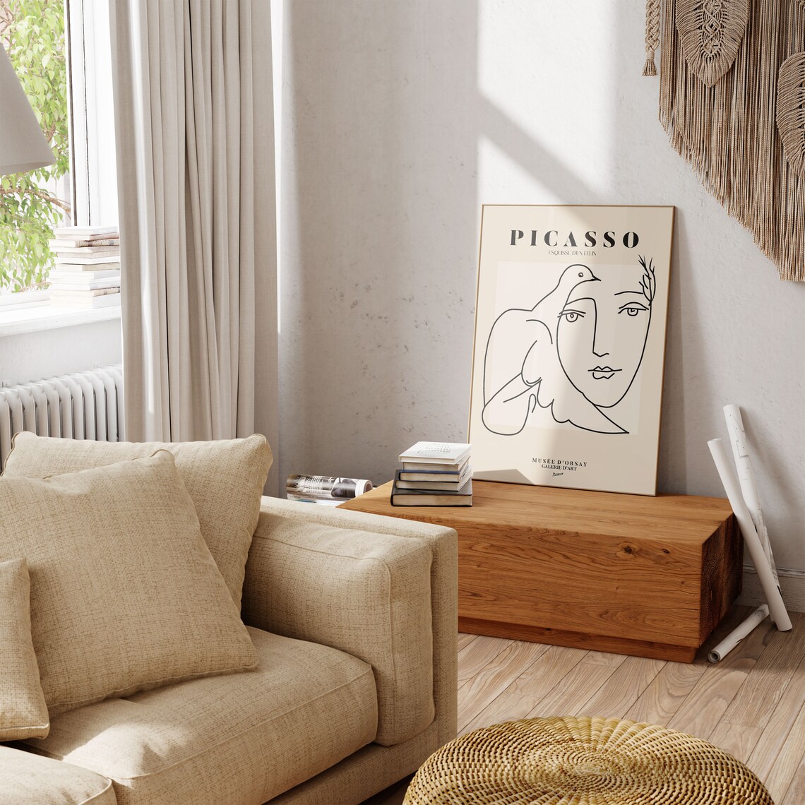 Picasso Exhibition, Vintage Minimalist Art Print - Image 3