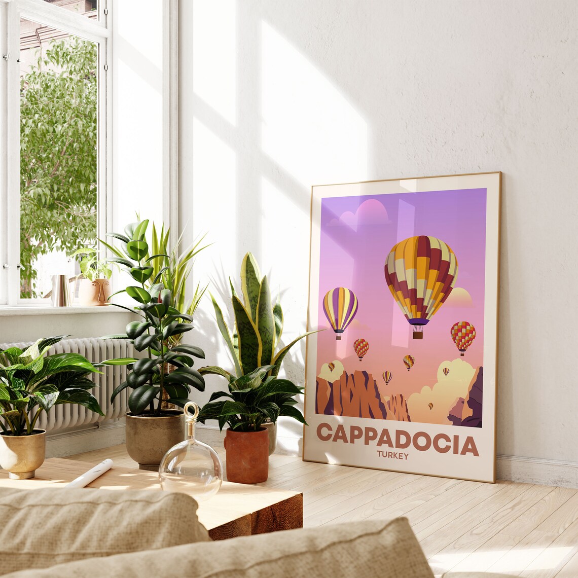Cappadocia Turkey Travel Poster, Nature Wall Hanging - Image 4