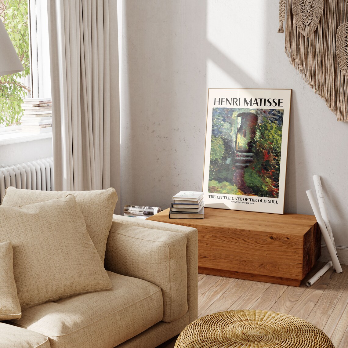Henry Matisse Exhibition Poster, Floral Garden Scenery - Image 3