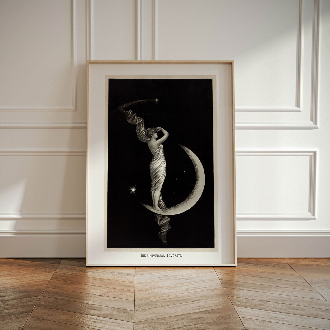 The Universal Favorite Crescent Moon Maiden Vintage Art Poster - Image 4