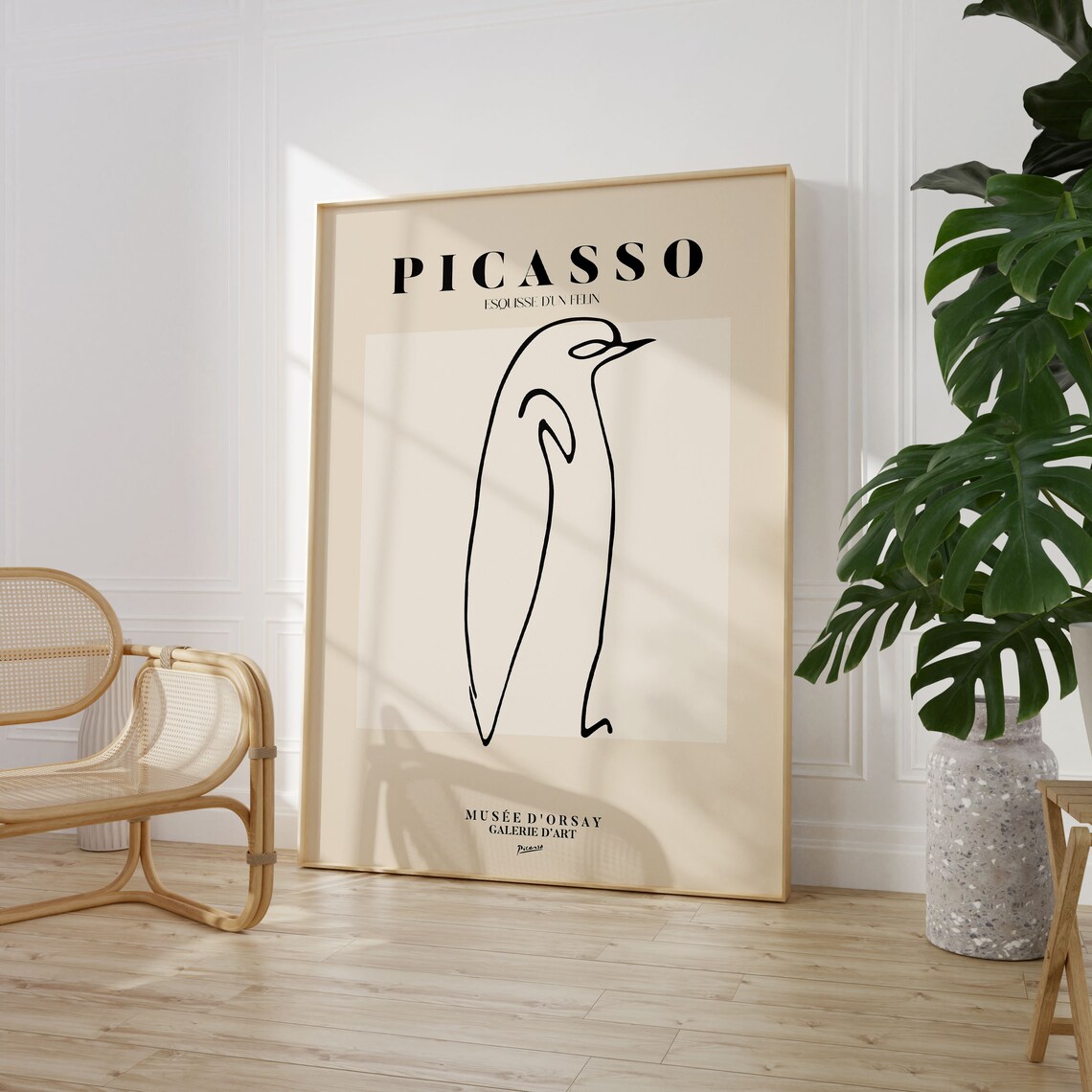 Picasso Exhibition, Vintage Minimalist Art Print - Image 3