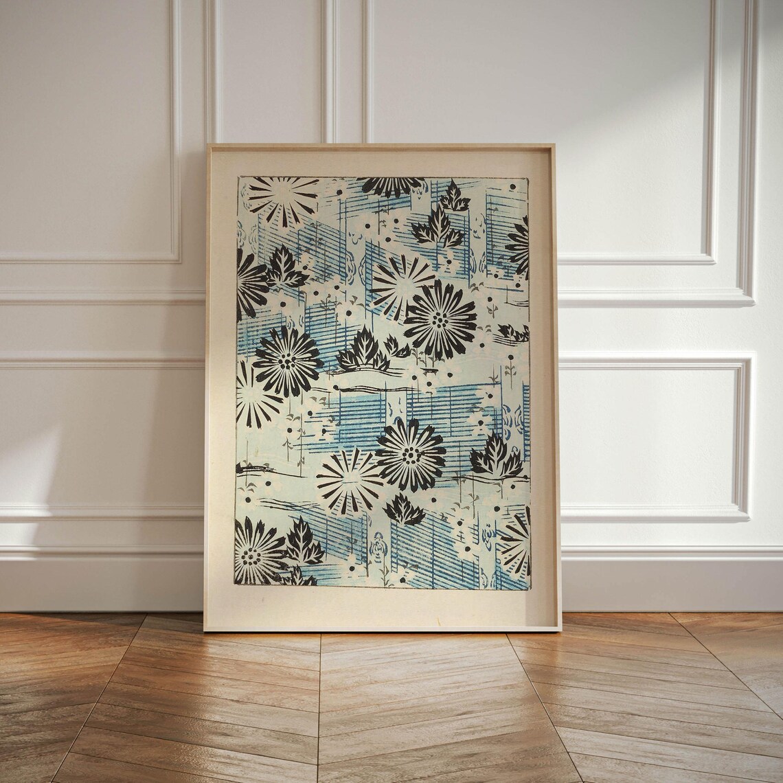 Korin Furuy Japanese Floral, Vintage Ukiyo-E Poster - Image 2